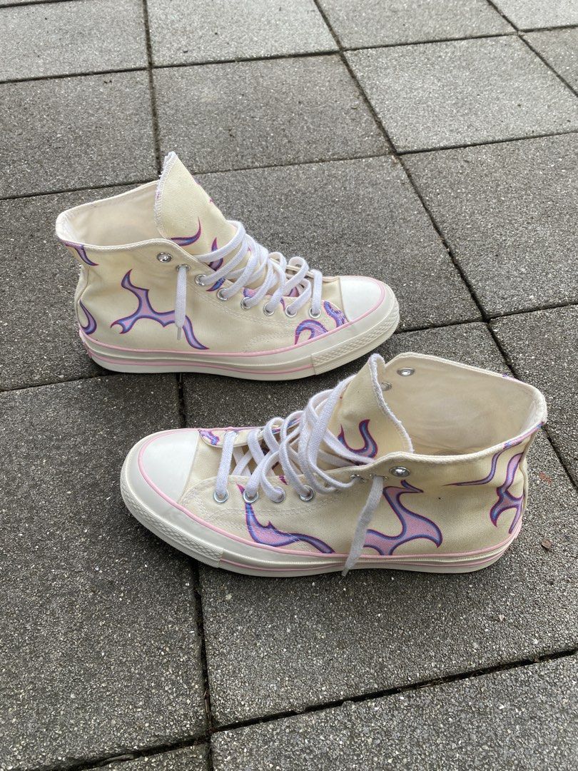 Converse x Golf Flame (Category: Sneakers) located in Davao. Submitted by msthrifted (Listing ID 1464340170, Image 1). Description: Size 8us can fit 9us Excellent condition .