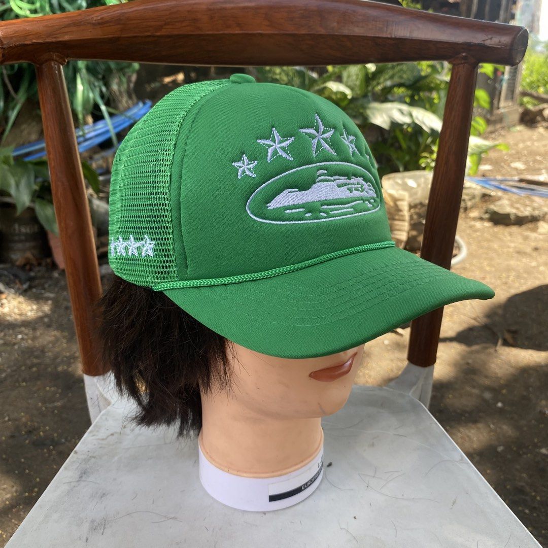 Corteiz Tracker Cap (Category: Caps & Hats) located in Rizal. Submitted by thrift_by_nel (Listing ID 1464144436, Image 2). Description: Available Color 1 green 2 white off/legit nakuha ko lang sa surplus.