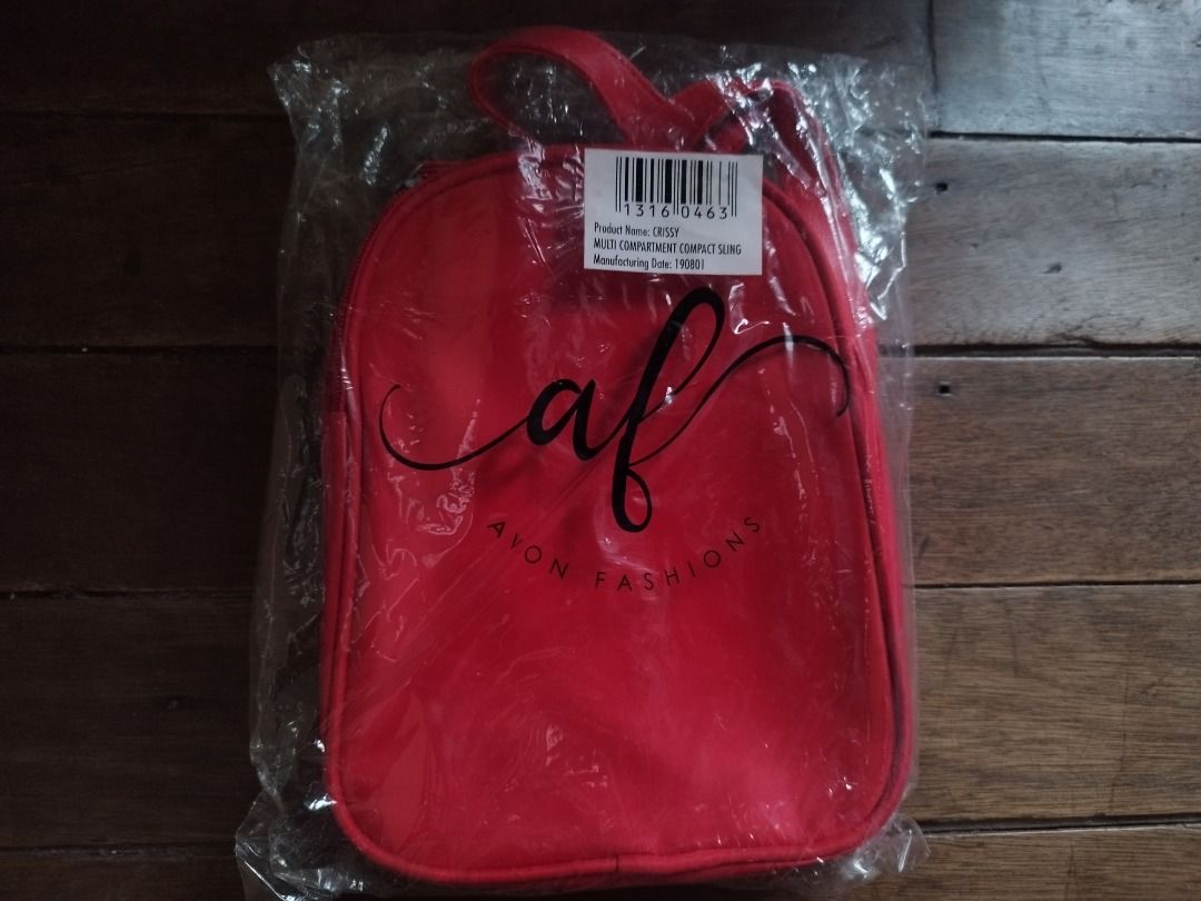 Crissy Multi Compartment Compact Sling (Category: Purses & Pouches) located in Cavite. Submitted by plorb (Listing ID 1464316065, Image 3). Description: Crissy Multi Compartment Compact Sling Brand: Avon Condition: New, unused ₱450 .