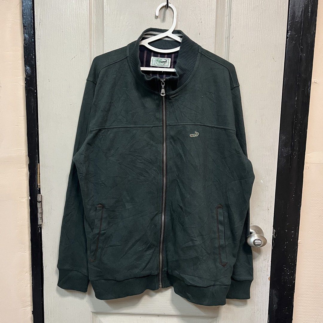 Crocodile | Green Full Zip Jacket (Category: Coats, Jackets and Outerwear) located in Quezon City. Submitted by giometryyy (Listing ID 1464294737, Image 1). Description: 28 x 23 Large pogi neto pamorma semi casual ganda color way excellent condition 📍East Fairview, QC 🛵Lalam0ve / JnT 💰Payment first.