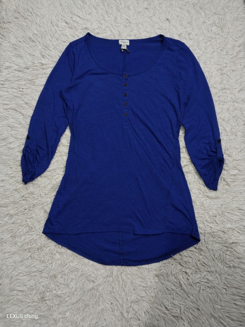 D dynamite 3/4 Henley longsleeve (Category: Longsleeves) located in Manila. Submitted by lexusthrift1995 (Listing ID 1464161678, Image 2). Description: Size- P/S Dimension- 17x27 good condition ‼️100.pesos plus shipping fee 💸MODE OF PAYMENT- GCASH payment first 🚛MODE OF DELIVERY- J&T or LALAMOVE 📍LOCATION- NORTH CALOOCAN CAMARIN BRGY.177 1705 SUNFLOWER STREET. 🗒Note: Please manage your expectations ✅Color: may vary due to lightning items are 
