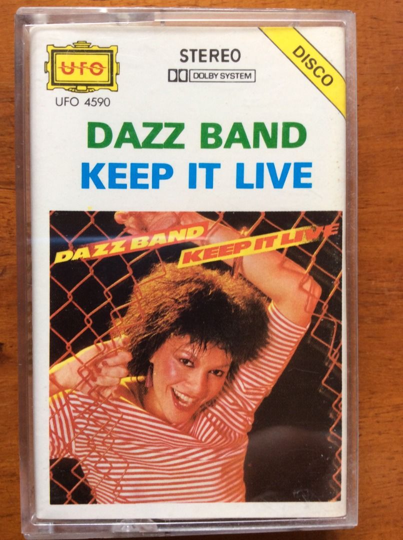 Dazz Band Keep It Live Cassette Tape (Category: CDs & DVDs) located in Silang. Submitted by lawrencenorthey (Listing ID 1464173726, Image 1). Description: - Dazz Band Keep It Live cassette tape - Features Stereo and Dolby System - Perfect for 80s music enthusiasts and collectors.