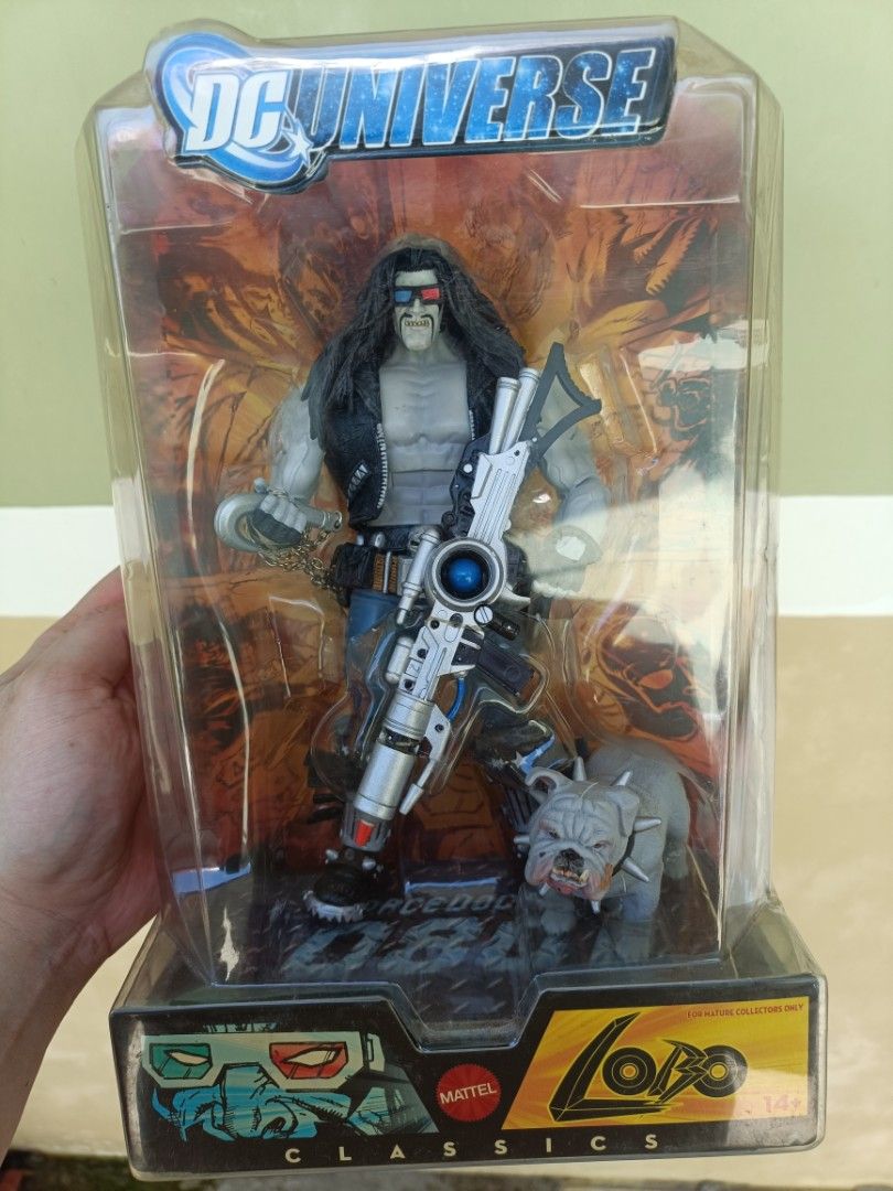 DC Universe Classics Lobo (Category: Figurines & Statues) located in Bulacan. Submitted by jiiimsyap (Listing ID 1464184759, Image 1). Description: BRAND NEW (will be declared as BIB because the gun fell off — the twist tie snapped due to age while taking pictures - see last photo) 📦 Shipping: Lalamove • Malolos – everyday • Makati – by schedule 💰 Payment: Payment first via GCash or BDO PM for inquiries. Thanks!.
