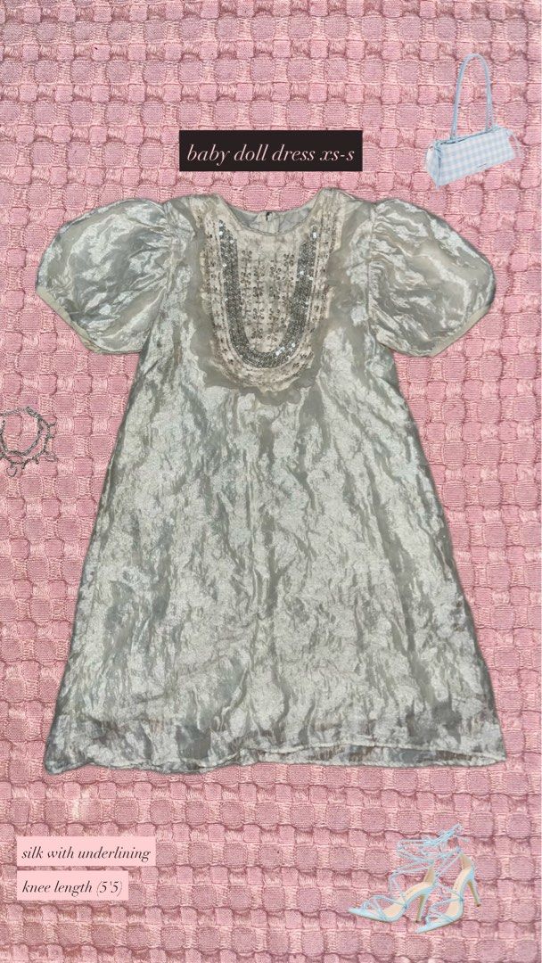Declutteing Preloved Dress (₱49 each) (Category: Others Tops) located in Iligan City. Submitted by cnuenay (Listing ID 1464354423, Image 2). Description: Ukay Thrift Preloved Handpicked Minor Issue (Baby Doll dress) Ukay ukay ₱49 each.