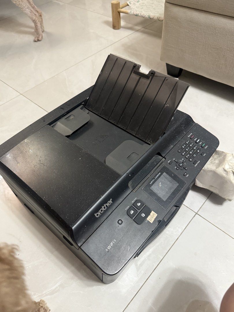 Defective MFC-J340W Printer (Category: Printers, Scanners & Copiers) located in Cainta. Submitted by ughniezkaaaa (Listing ID 1464222955, Image 3). Description: • Defective MFC-J340W Printer • No box and no wire. • It still turns on but there is a problem with the yellow ink. • White dots are from when we painted the walls. • Color may slightly be different due to lighting. • What you see is what you get. • Shipping is shouldered by the buyer. • 