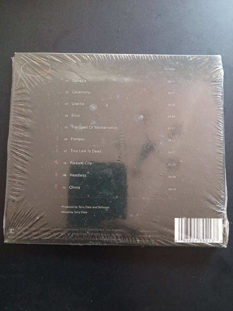 Deftones - Ohms CD (Category: CDs & DVDs) located in Pili. Submitted by marktoraldo (Listing ID 1464176664, Image 2). Description: add sf Gcash mop. .