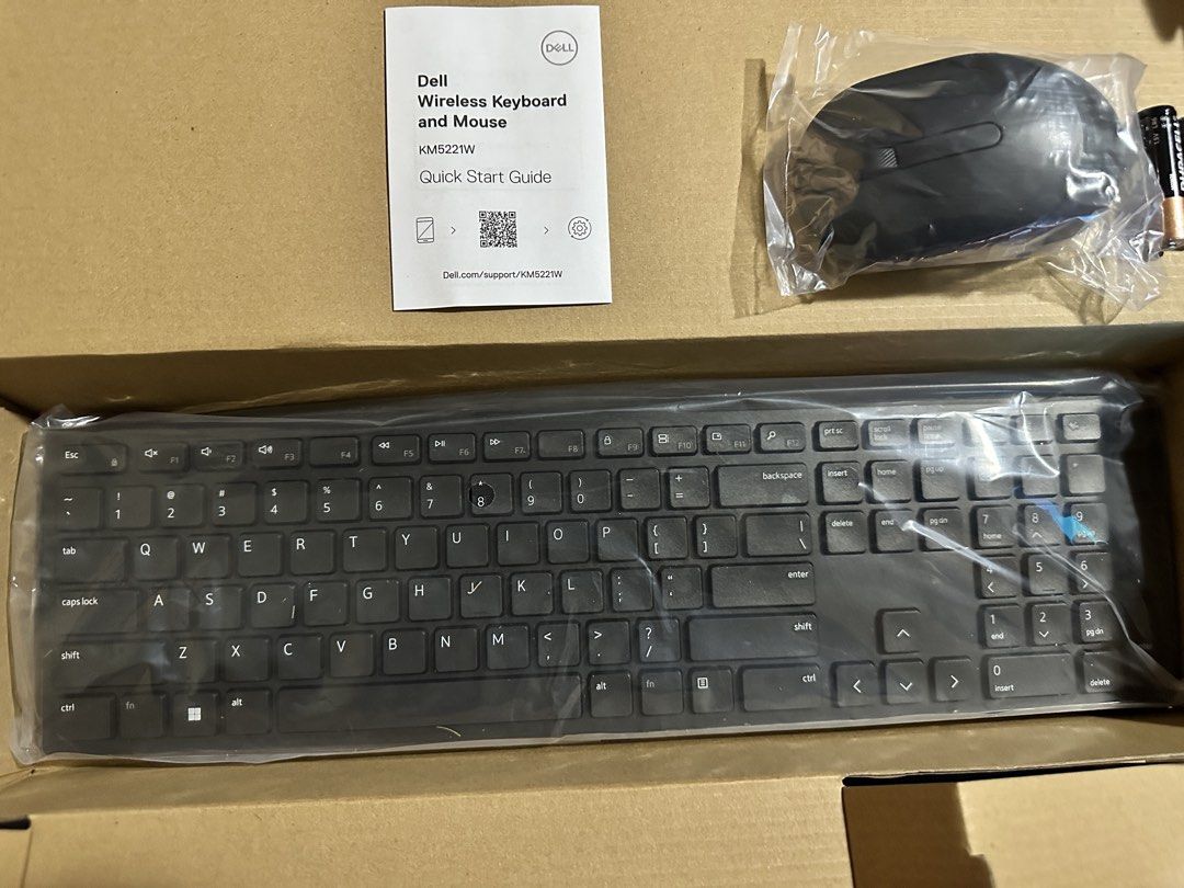 Dell Wireless Keyboard and Mouse KM5221W Combo (Category: Computer Keyboard) located in Paranaque City. Submitted by syntaxcode (Listing ID 1464182526, Image 1). Description: - Brand New Dell KM5221W Wireless Keyboard & Mouse Set - Everything included: Keyboard, Mouse, Quick Start Guide, Batteries - Still in original, unused items - Perfect for a clean, clutter-free workspace - Easy wireless connectivity and setup - Great for upgrading your home 