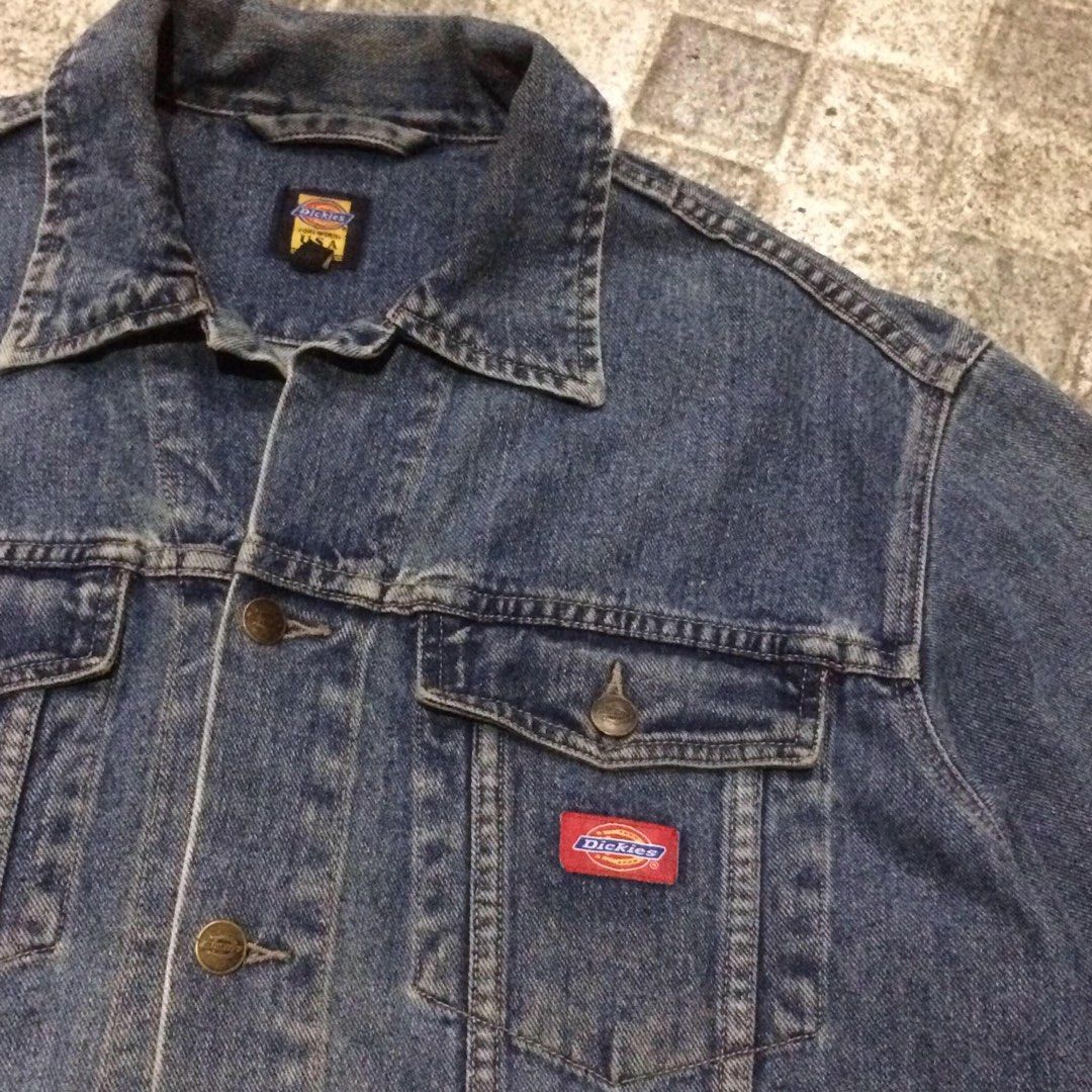 denim dickies jacket (Category: Coats, Jackets and Outerwear) located in Quezon. Submitted by rnnl88 (Listing ID 1464288226, Image 1). Description: denim dickies size L vintage tag authentic✅ 700+sf loc lucena city quezon prov.