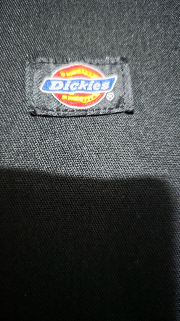 Dickies Work Jacket L Black (Category: Coats, Jackets and Outerwear) located in Mandaluyong City. Submitted by jvc_9696 (Listing ID 1464261924, Image 2). Description: - Dickies Work Jacket - Color: Black - Size: LARGE - W 25 L 27 - Material: 65% Polyester, 35% Cotton - Closure: Zipper - Style: Classic workwear - Perfect for everyday wear or layering - No issues.