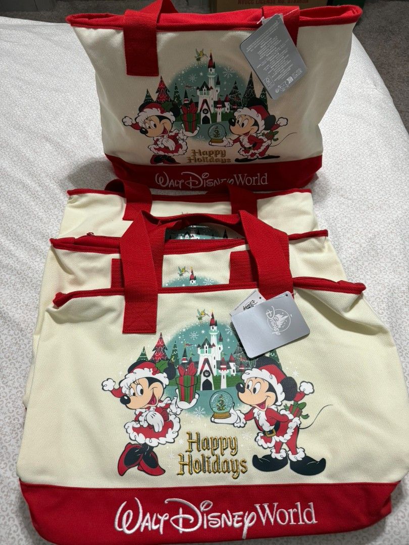 Disney Happy Holidays Tote Bag (Category: Tote Bags) located in Las Pinas. Submitted by specteretceps (Listing ID 1464263302, Image 1). Description: All Brand New 2250 Each Delivery JT or Lalamove Payment: GCASH Loc: Las pinas, BGC .