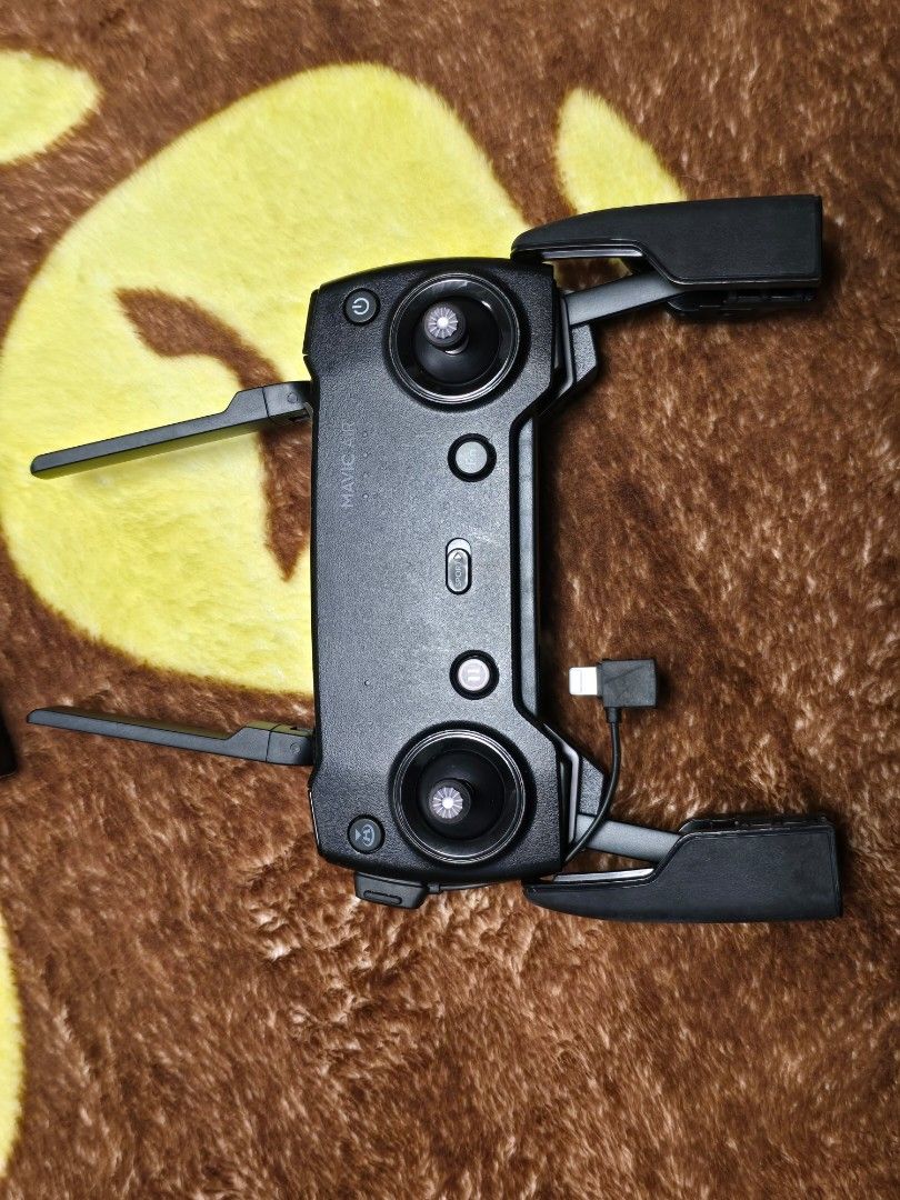 DJI Mavic Air Drone with Controller and Accessories (Category: Drones) located in Baguio. Submitted by sonny14 (Listing ID 1464181187, Image 2). Description: Dji Mavic Air Complete set 2 battery's Remote Bag Adapter charger Charging hub USB battery charger Parang hindi nagamit intact pa lahat ng stickers Issue putol isang arm palitan nlng( sho pee ) And propellers palitin din ( sho pee) Check pics for details Pm for more infos.