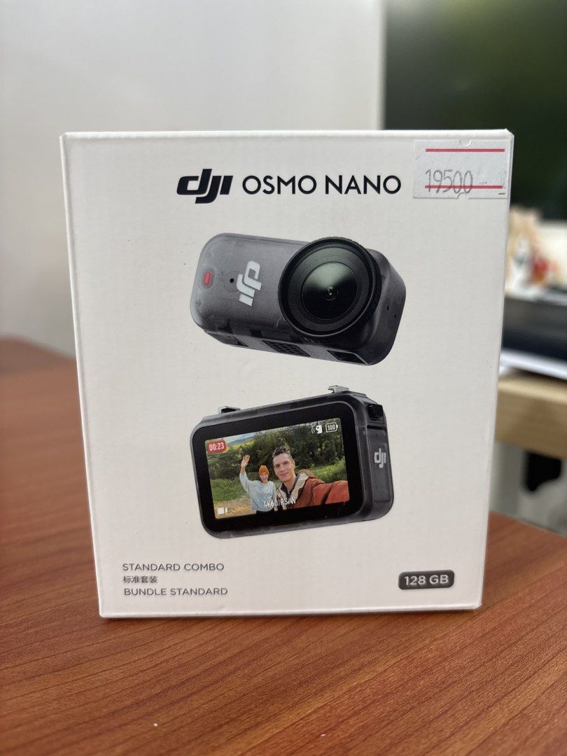 DJI Osmo Nano Action Camera Standard Combo 128GB (Category: Cameras) located in Quezon City. Submitted by mynameismio (Listing ID 1464157415, Image 1). Description: - DJI Osmo Nano action camera - Standard combo package - Includes 128GB storage - Ideal for capturing adventures - Compact and easy to use.