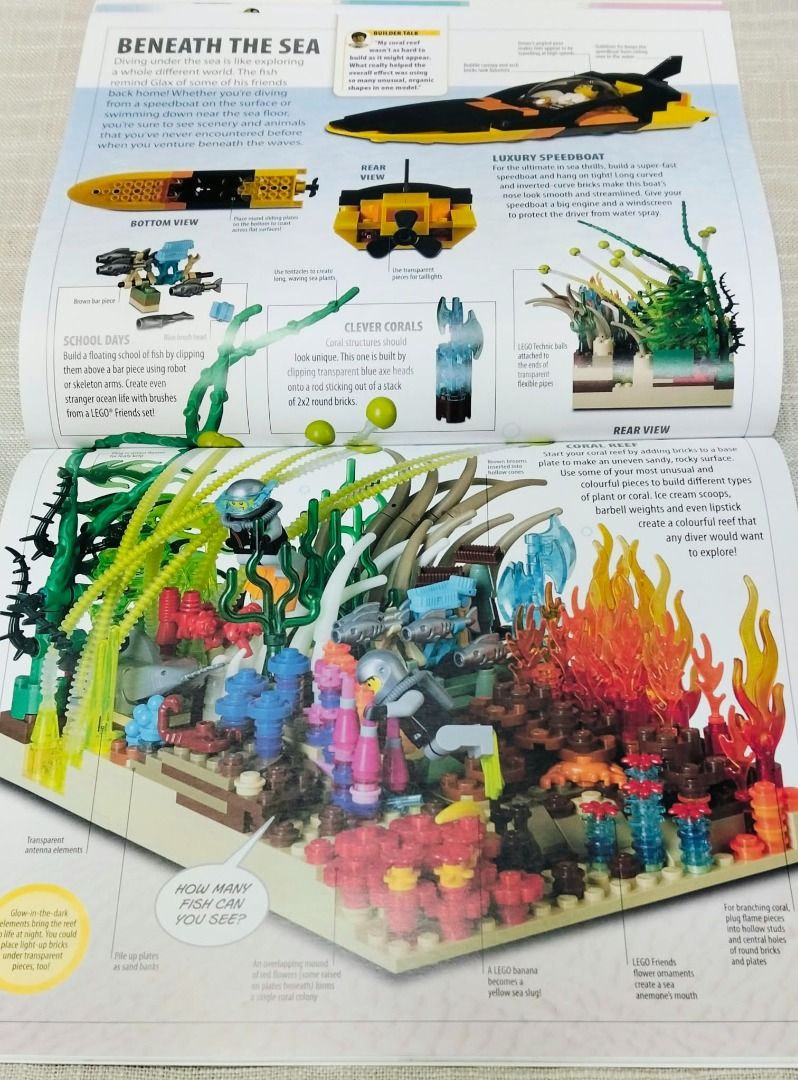 DK Lego Build a Beach Hut, Create a Shipwreck Book Set (Category: Children's Books) located in Taguig. Submitted by Bloomscorner1 (Listing ID 1464245797, Image 3). Description: - Be inspired and build a Beach Hut or create a Shipwreck! - Set contains 2 books (soft bound) - Each book contains 32 fully illustrated pages - Sold as set .