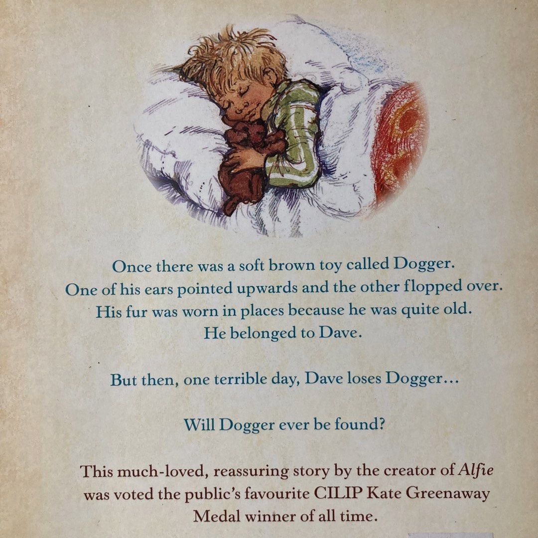 Dogger by Shirley Hughes (Red Fox) (Category: Children's Books) located in Mandaluyong City. Submitted by booksforkeeps (Listing ID 1464310512, Image 2). Description: Paperback Used Minor folds and creases Good condition .