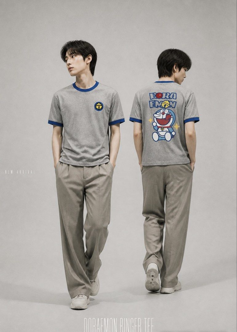 Doraemon Ringer Tee (Category: Tshirts & Polo Shirts ) located in Bulacan. Submitted by prefinds (Listing ID 1464184801, Image 1). Description: Doraemon Tees Size: Small Pretty in actual .