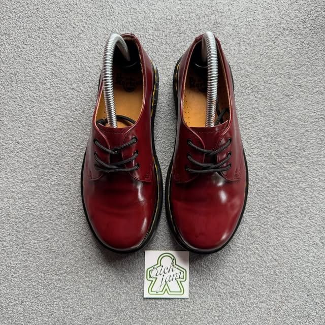 DR. MARTENS 1461 CHERRY RED (Category: Loafers) located in Cagayan de Oro. Submitted by huntbytrickjam.v2 (Listing ID 1464305728, Image 2). Description: DR. M-RTENS 1461 CHERRY RED US 5 WMNS / EURO 36 / CM 22 EXCELLENT Pair Only Sign of Usage M - 1599.