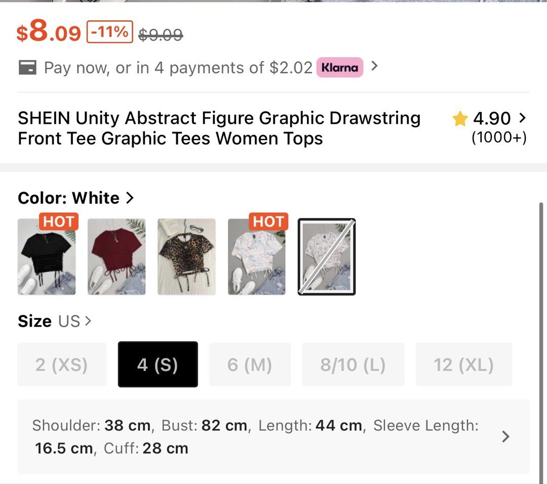 Drawstring Top (Category: Shirts) located in Singapore. Submitted by ayvnn (Listing ID 1464239685, Image 4). Description: - White graphic t-shirt - Unique abstract face print - Adjustable drawstring hem - Short sleeves - Crew neck - Ideal for casual wear - Pairs well with jeans or shorts ✅ +$2.50 for tracked mail via singpost OR buy with the ‘buy’ button for cheaper tracked mail ❌ no meetups/ self collect ❌ no additional photos ❌ no negos/ trades