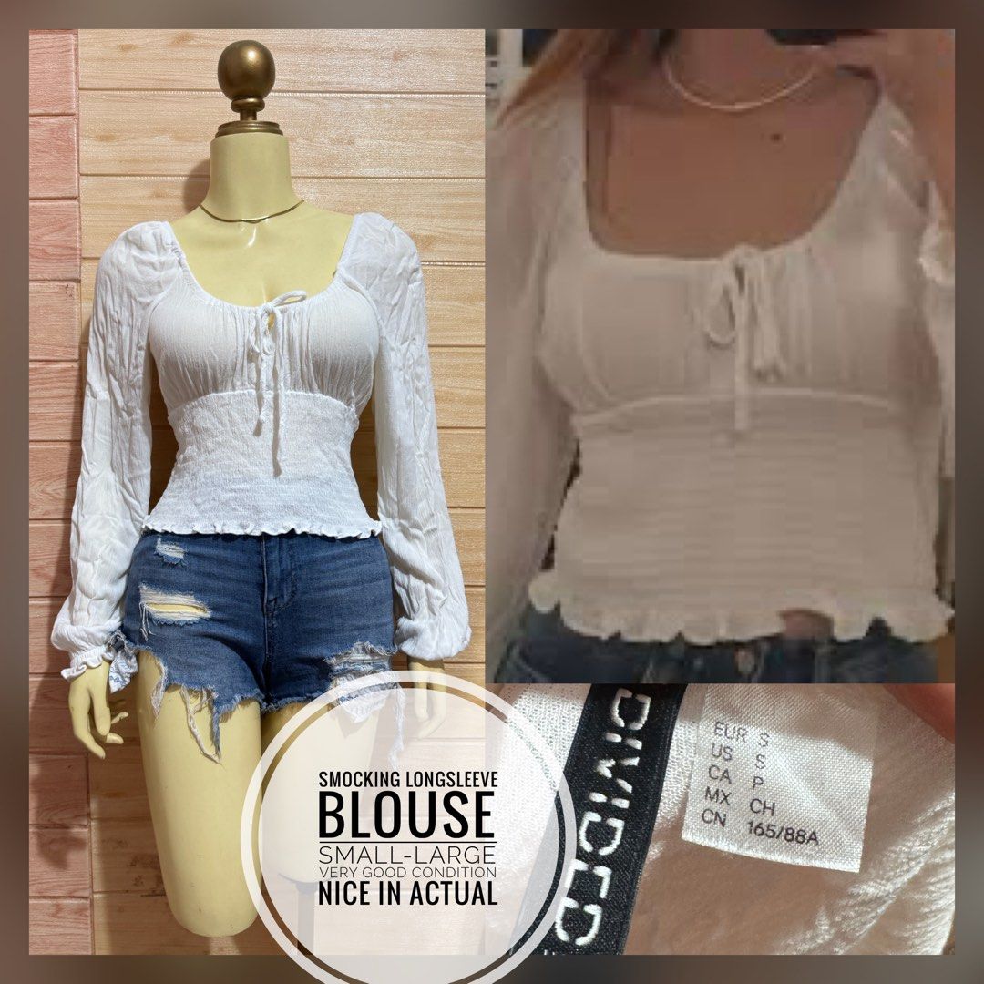 dubai tops & blouse preloved (Category: Others Tops) located in Manila. Submitted by annepalanioalfaro (Listing ID 1464183897, Image 2). Description: new arrival dubai tops & blouse sizes at the photo description 50-180 pesos each only central signal taguig city lalamove/j&t.