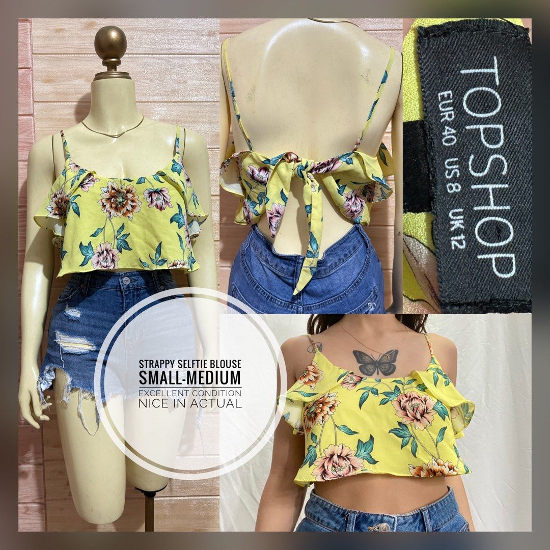 dubait tops & blouse preloved (Category: Others Tops) located in Manila. Submitted by annepalanioalfaro (Listing ID 1464183736, Image 2). Description: new arrival dubai tops & blouse sizes at the photo description 50-180 pesos each only central signal taguig city lalamove/j&t.