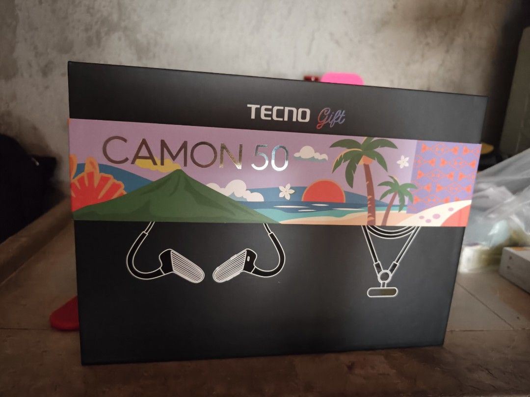 Earphone (Category: Earphones) located in Caloocan City. Submitted by babymo1234 (Listing ID 1464146082, Image 3). Description: Brand: TECNO Product: Air Conduction Headphone Type: Open-ear / Air Conduction Connectivity: Wireless Bluetooth Model/Generation: TECNO CAMON 50 Series accessory Year: 2026 Release month: April 2026 Condition: Brand new / unused Price: ₱1,200 negotiable Includes: Original box/packaging reason for selling: andami ko na ka