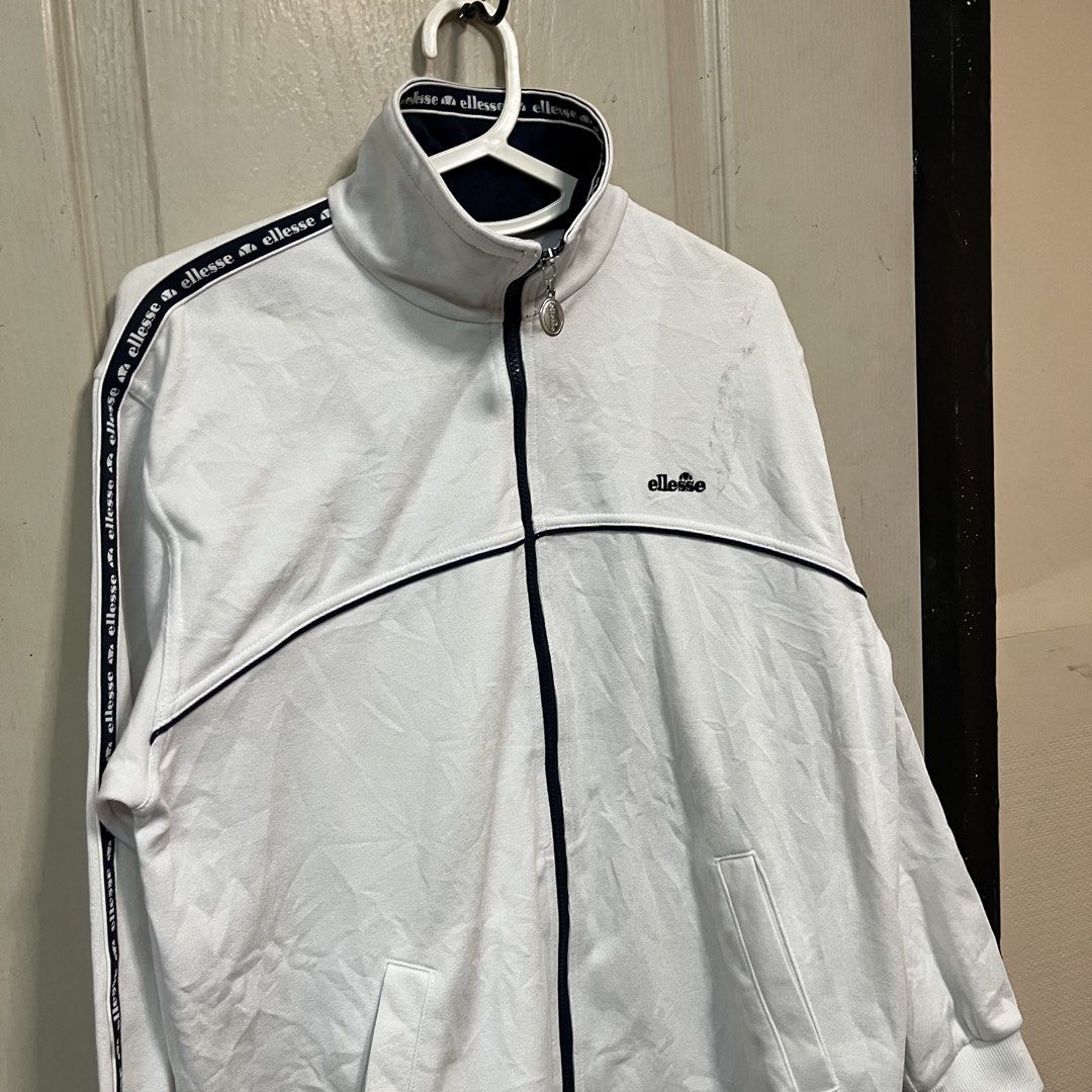 Ellesse | Track Jacket (Category: Coats, Jackets and Outerwear) located in Quezon City. Submitted by giometryyy (Listing ID 1464292744, Image 3). Description: 27 x 22 Medium excellent condition needs wash quality material 📍East Fairview, QC 🛵Lalam0ve / JnT 💰Payment first.