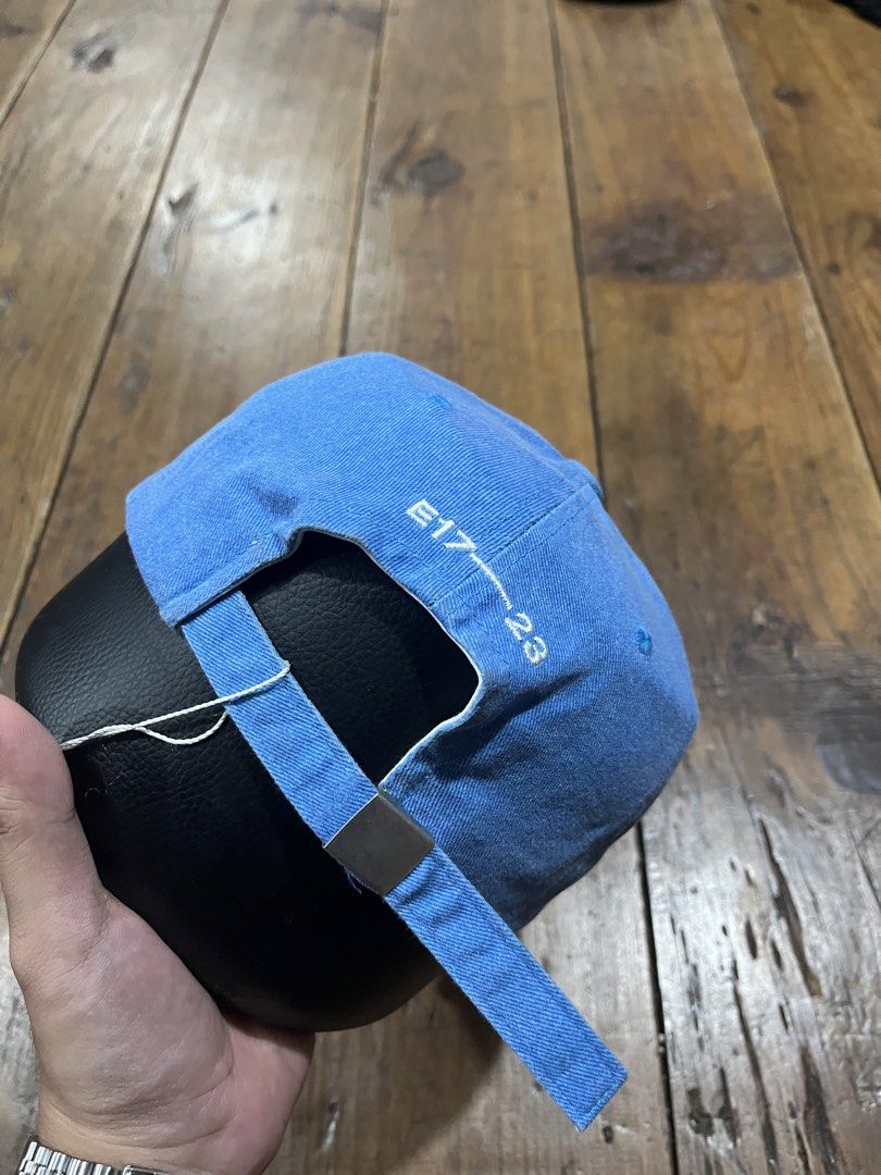 EMIS Logo Blue Cap (Category: Caps & Hats) located in Baguio. Submitted by fishy___fish (Listing ID 1464261944, Image 2). Description: EMIS Logo Blue Cap Strap adjuster OSFA No issues.