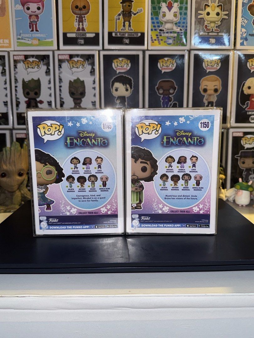 Encanto Funko Bundle Mirabel + Bruno (Category: Designer & Blind Box Toys) located in Pagsanjan. Submitted by kaffeen (Listing ID 1464270331, Image 3). Description: For Sale: Encanto Bundle Mirabel + Bruno 💵 600 for Both + SF ➡️ With free BOSS Protector 📸 WHAT YOU SEE IS WHAT YOU GET, Bruno's Box is 4/10 Condition Need more pics/details? PM 📍Pagsanjan, Laguna 🚚 Can Meetup nearby/JNT delivery.