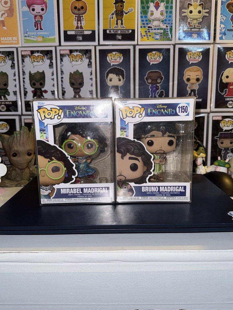 Encanto Funko Bundle Mirabel + Bruno (Category: Designer & Blind Box Toys) located in Pagsanjan. Submitted by kaffeen (Listing ID 1464270331, Image 1). Description: For Sale: Encanto Bundle Mirabel + Bruno 💵 600 for Both + SF ➡️ With free BOSS Protector 📸 WHAT YOU SEE IS WHAT YOU GET, Bruno's Box is 4/10 Condition Need more pics/details? PM 📍Pagsanjan, Laguna 🚚 Can Meetup nearby/JNT delivery.