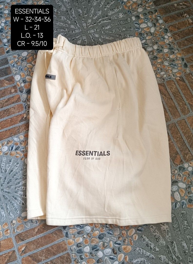Essentials Cream Short (Category: Shorts) located in Bulacan. Submitted by moybilog (Listing ID 1464252469, Image 1). Description: .