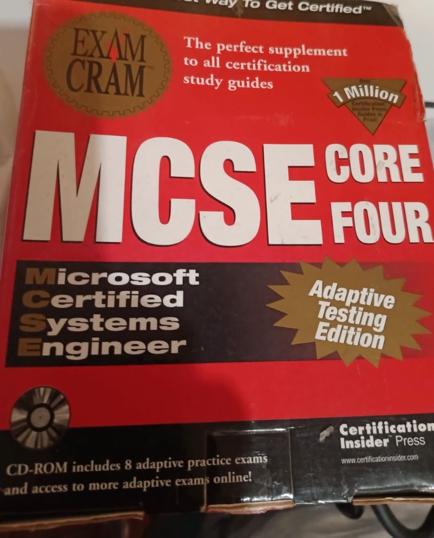 Exam Cram MCSE NT Networking Essentials & Server 4 Books (Category: Textbooks) located in Cavite. Submitted by stargate01 (Listing ID 1464207743, Image 2). Description: - Set of 4 MCSE Exam Cram books - Includes: Networking Essentials, NT Workstation 4 - Includes: 2 copies of NT Server 4 (one for Enterprise) - Ideal for building foundational IT knowledge - Older editions, but still valuable for core concepts.
