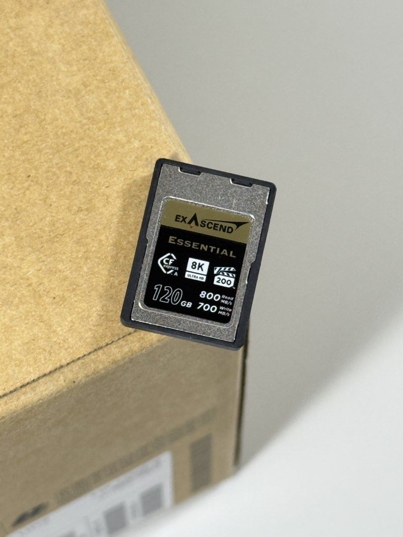 Exascend Essential CF Express Card 120GB (Category: Memory & SD Cards) located in Caloocan City. Submitted by enriqueula04290 (Listing ID 1464167869, Image 2). Description: For Sale: Exascend Essential CF Express Card 120GB SRP P11,990.00 SELLING FOR ONLY P7,999.00 Excellent As New Condition Almost Tested Only Original Card - Product Highlights 120GB Storage Capacity PCIe 3.0 / NVMe 1.4 Interface Max Read Speed: 800 MB/s Max Write Speed: 700 MB/s
