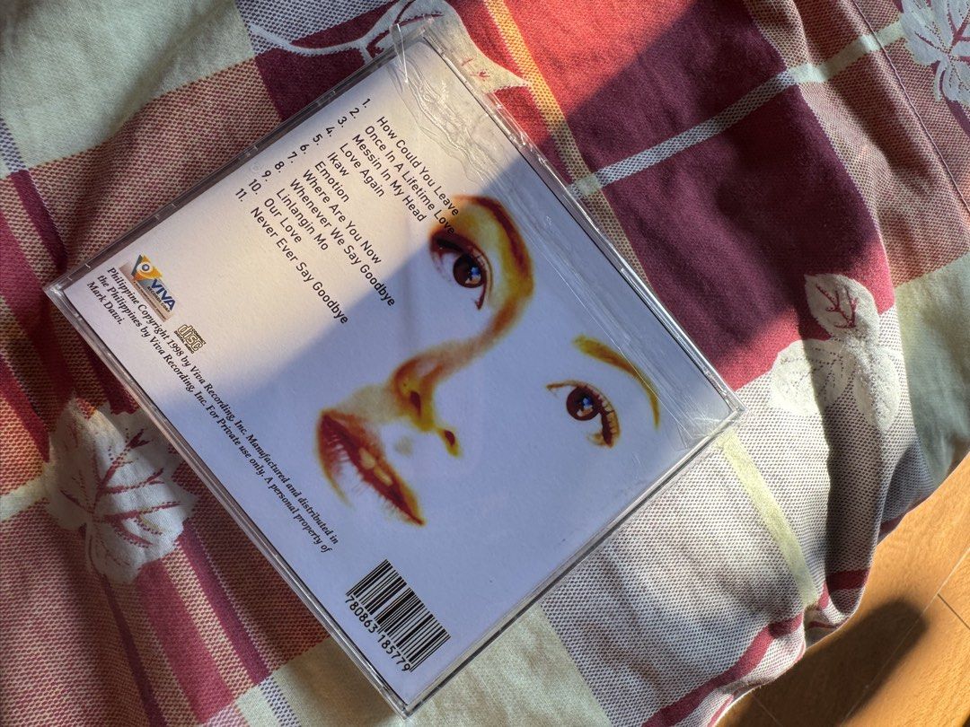Fan Made Regine Velasquez Drawn CD (Category: CDs & DVDs) located in Manila. Submitted by markdarwin18477 (Listing ID 1464137998, Image 2). Description: - Regine Velasquez Album: 'Drawn' - Original Philippine Pressing (1998) - Features 11 Tracks - Manufactured & Distributed by Viva Records - Perfect for OPM Collectors.