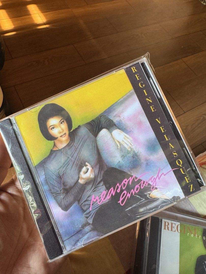 Fan Made Regine Velasquez Reason Enough CD (Category: CDs & DVDs) located in Manila. Submitted by markdarwin18477 (Listing ID 1464137928, Image 1). Description: - Original CD of Regine Velasquez's 1993 album 'Reason Enough'. - Features 10 tracks, including hits like 'Is This Feeling For Real', 'Kung Kaibigan Pa', and the title track 'Reason Enough'. - Released by PolyEast Records. - A must-have for collectors and fans of classic OPM music..