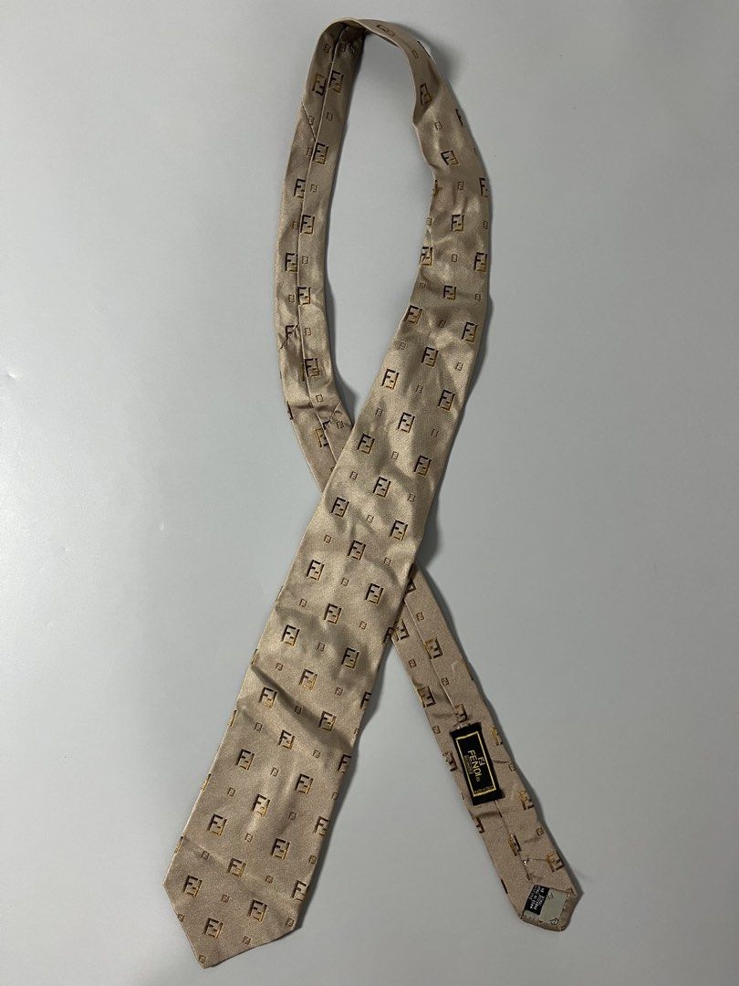 FENDI MONOGRAM NECK TIE (Category: Ties) located in Mabalacat. Submitted by carlfinds (Listing ID 1464169687, Image 2). Description: Authentic/Legit No issue Excellent condition Mop gcash courier jnt.
