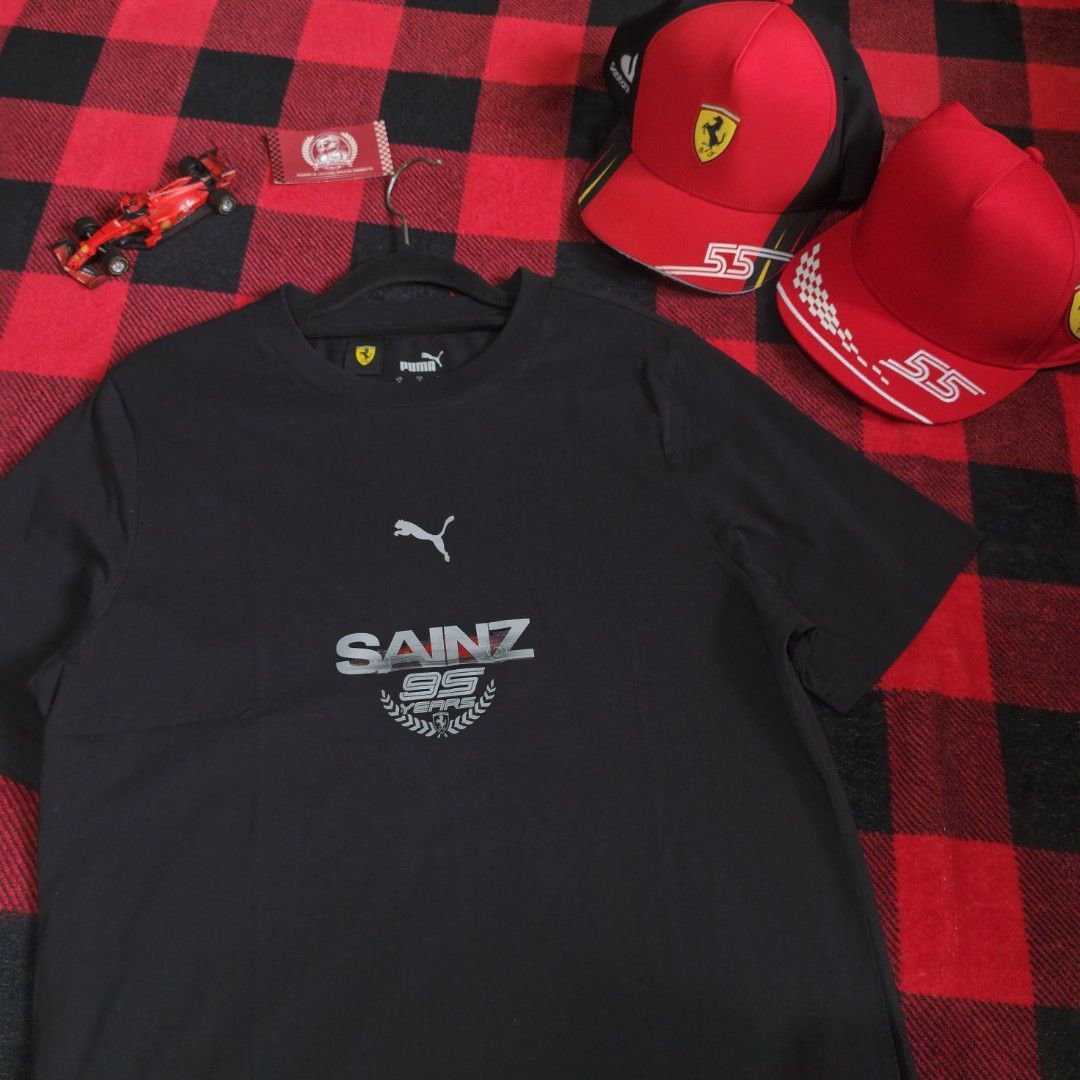 Ferrari puma sainz script tee (Category: Tshirts & Polo Shirts ) located in Subic. Submitted by racearchives_jep (Listing ID 1464303620, Image 2). Description: 19x27.