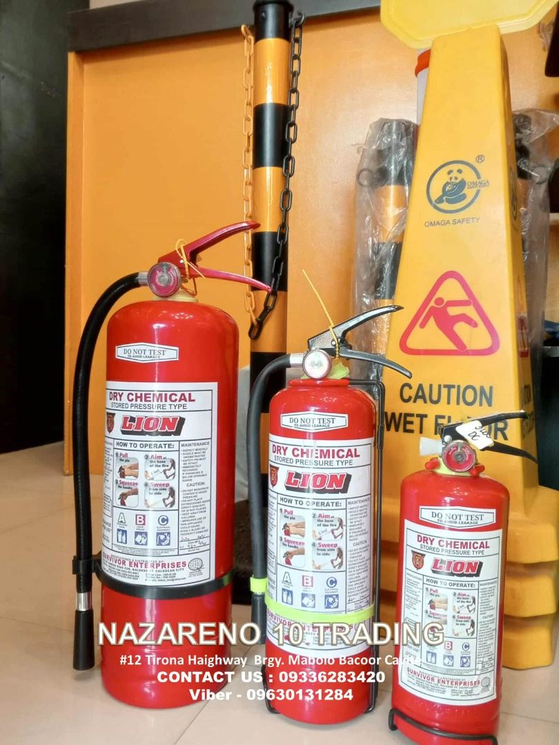 FIRE EXTINGUISHER 5 LBS 10 LBS 20 LBS (Category: Looking For) located in Bacoor. Submitted by kajezame.2021 (Listing ID 1464220042, Image 1). Description: FIRE EXTINGUISHER 5 LBS 10 LBS 20 LBS For More Details and Discount Contact Ms. Karen NAZARENO 10 TRADING 0963 0131 284 0933 6283 420 0956 7028 557 0933 8559 510 Landline: Look for Ms. Karen (046 ) 416 3920 Also available: • Traffic cone • Parking Block stopper • Hooded trash bin • Road Plastic