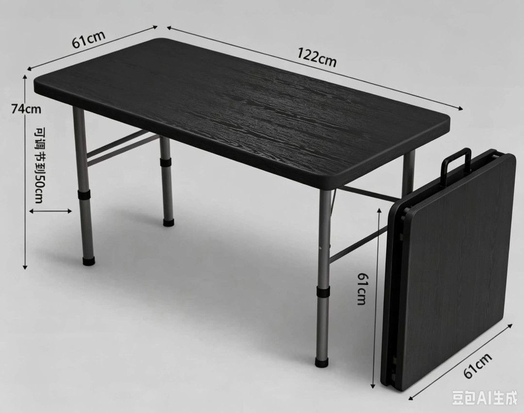 Folding table (Category: Tables & Sets) located in Manila. Submitted by yzlshop (Listing ID 1464159248, Image 1). Description: 4ft white 1550 4ft black 1650.