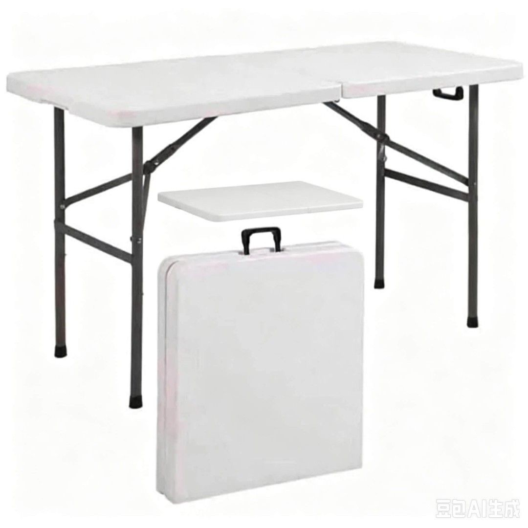 Folding table (Category: Tables & Sets) located in Manila. Submitted by yzlshop (Listing ID 1464159248, Image 2). Description: 4ft white 1550 4ft black 1650.