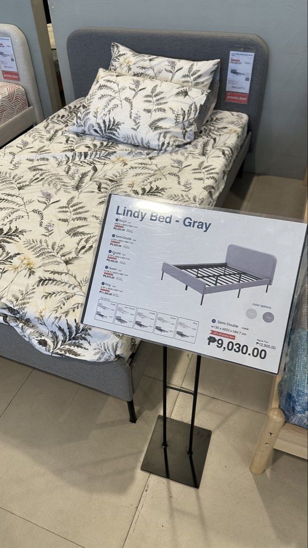 FOR SALE: Single Bed Frame with Headboard (Category: Bed Frames & Mattresses) located in Quezon City. Submitted by vjplaton (Listing ID 1464147327, Image 3). Description: For sale: Single Bed Frame (36x75in) with headboard from Mandaue Foam Recently purchased and used for less than a month RFS: Replacing with double deck.