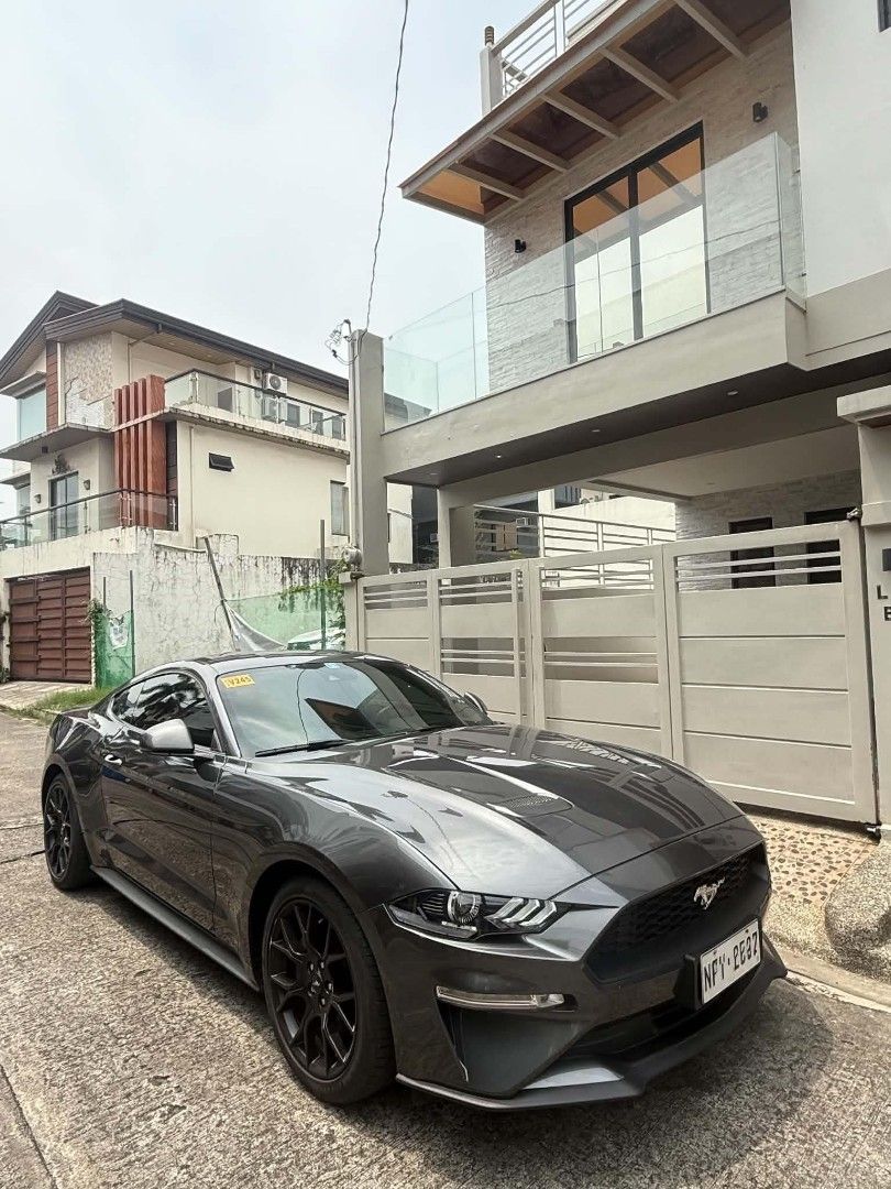 Ford Mustang 2.3 Ecoboost Coupe (A) (Category: Used Cars) located in Pateros City. Submitted by mgldelacruz_ (Listing ID 1464184132, Image 1). Description: FOR SALE 2020 Ford Mustang EcoBoost Low odo 4,000 Mileage only with Records Casa Maintained Since day 1 Sales invoice from Ford Libis All Stock 2 keys Registered With Comprehensive Insurance until 2027 Complete booklet and manuals 2,188,000 09171280140.