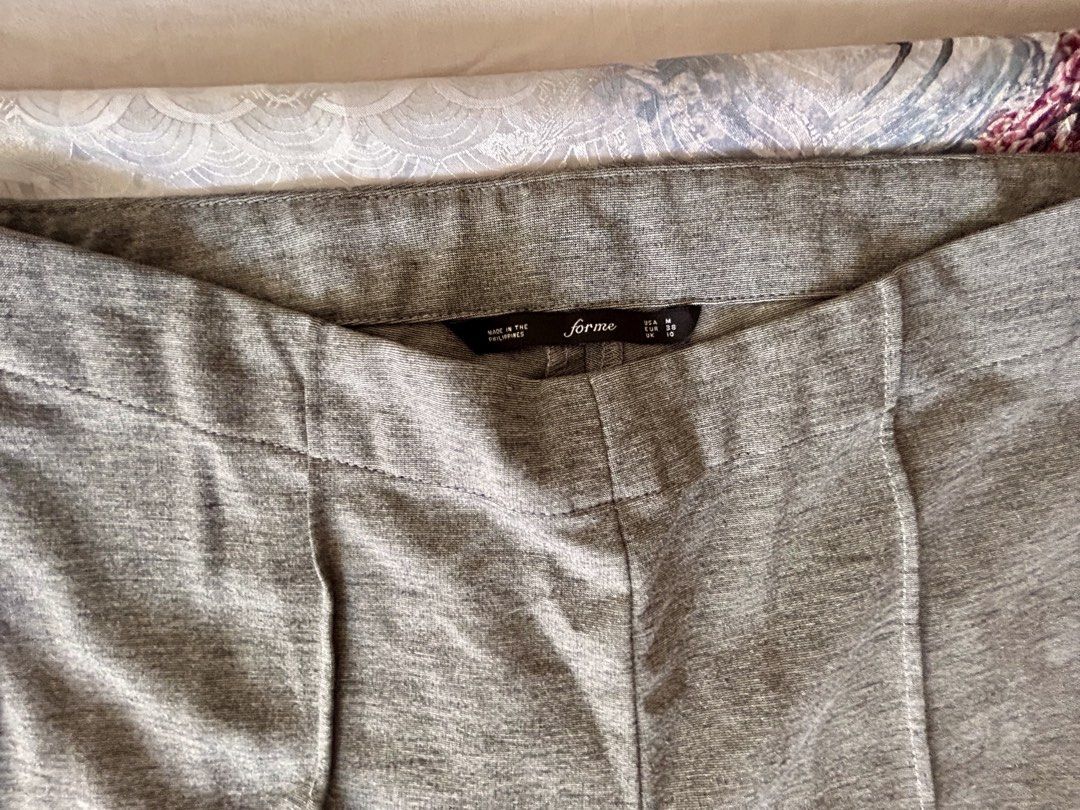 Forme Grey Slacks Size M (Category: Other Bottoms) located in Quezon City. Submitted by mississantis_modeoff (Listing ID 1464177603, Image 2). Description: - Brand: Forme - Color: Grey - Size: Medium (M) - Great for office wear .