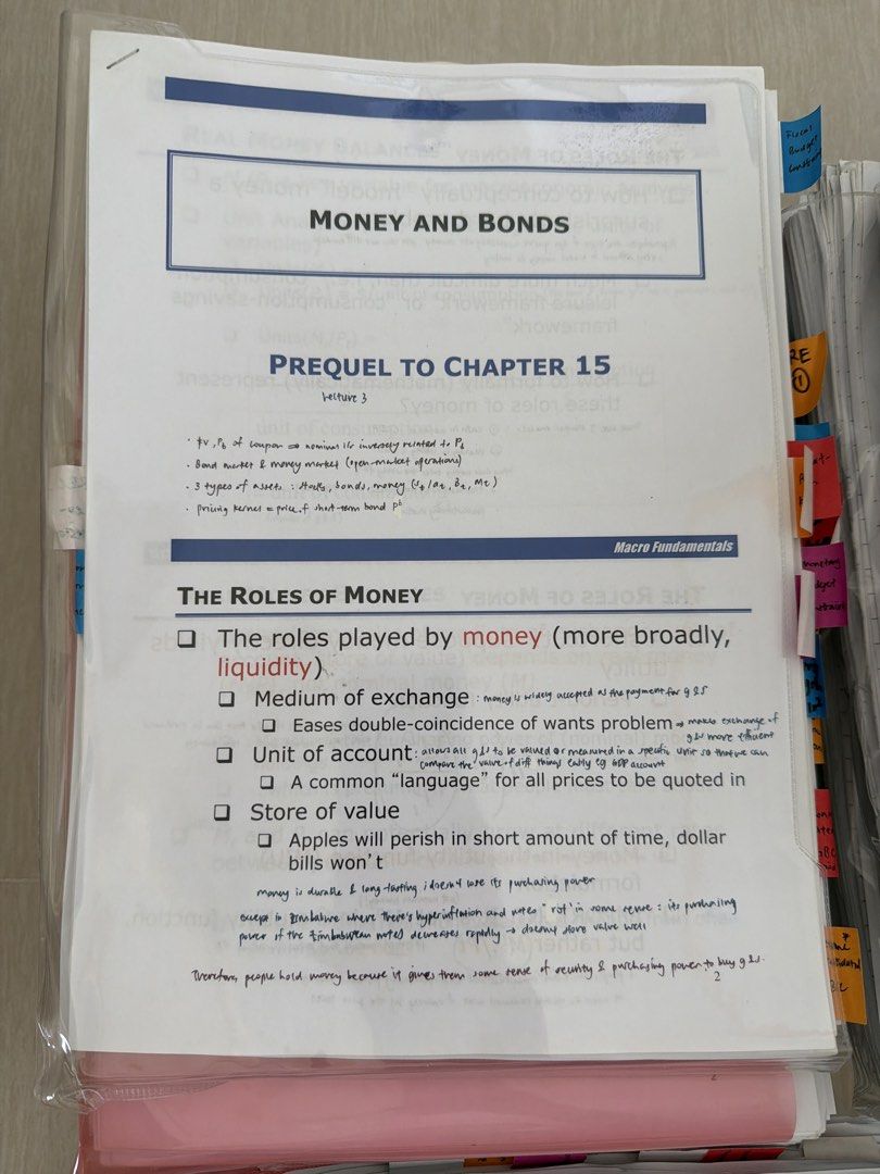 FREE NUS Econs Lecture, Tutorial notes (Category: Textbooks) located in Singapore. Submitted by sky.14 (Listing ID 1464186952, Image 4). Description: Notes for various Economics modules, namely: EC1101E EC2303 EC2101 EC2102 EC2104 EC3304 EC3102 EC3101 EC3332 EC3303 EC3343 EC4382 EC4308 Am clearing some space and looking to give them away for FREE (self-collect under my block or paid mailing or lalamove etc) Most mods MAY include lecture notes, tu