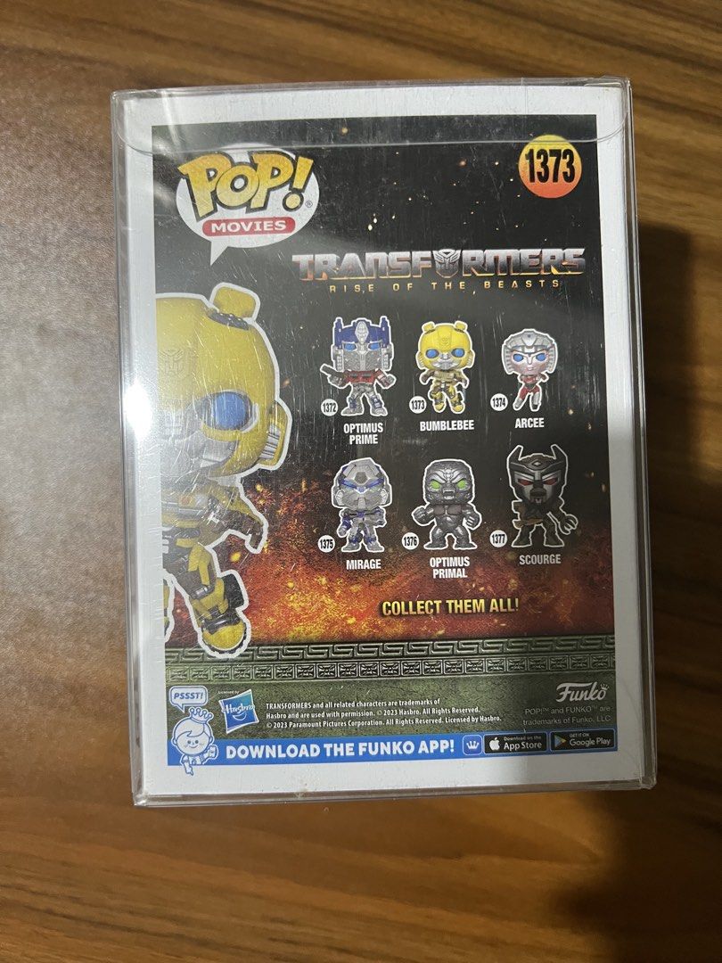 Funko Pop: Bumblebee (Category: Action & Battle Toys) located in Pasig City. Submitted by allukaxkillua (Listing ID 1464262424, Image 3). Description: For Sale Funko Pop: Transformers Bumblebee Price: ₱800 Condition: 9/10 *with protector Location: Caniogan, Pasig City, Metro Manila MoD: Lalamove, Grab or any same day delivery booking app (buyer’s booking); J&T (payment first) MoP: GCash, Maribank, UnionBank, Maya *shipping is buyer’s risk and exp