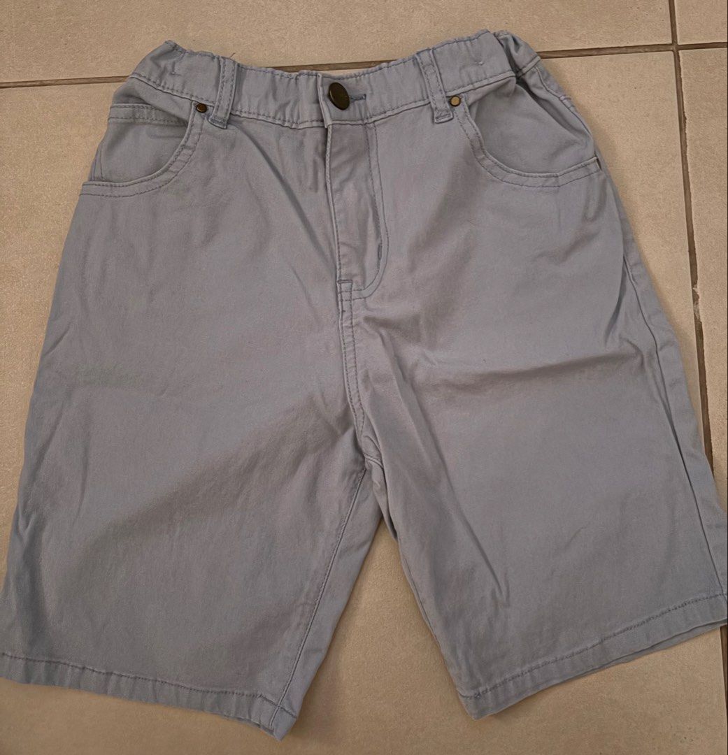 Gingersnaps Boys Shorts Size 10 Light Blue (Category: Babies & Kids Fashion) located in Manila. Submitted by rarity88 (Listing ID 1464202354, Image 1). Description: - Brand: Gingersnaps - Color: Light Blue - Size: 10 but this was worn when son was 7, with slender physique, - Features: Elastic waistband for comfort, two front pockets, two back pockets - Like new used only once or twice. No holes or tears. Pick up: Makati City.