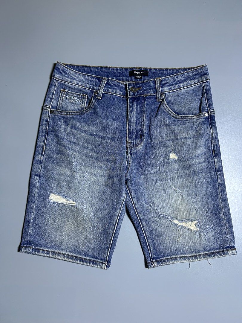 Givenchy Jorts (Category: Luxury Apparel) located in Bacolod City. Submitted by fyceee (Listing ID 1464243392, Image 2). Description: Size 32 Length 19 Hem 9 Missing main tag.