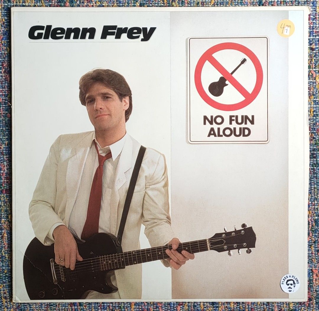 Glenn Frey - No Fun Aloud LP Vinyl Record (Category: Vinyls) located in Quezon City. Submitted by plaka.o.plomo (Listing ID 1464237797, Image 1). Description: Artist(s) : Glenn Frey Album : No Fun Aloud Year : 1982 Media : VG+ Color : Black Sleeve : VG+ No. : 1x Vinyl Size : 12" RPM : 33 Country : US Catalog No. : E1-60129 Tracklist : - Side One 1. I Found Somebody 3:50 2. The One You Love 4:35 3. Partytown 2:50 4. I Volunteer 4:00 5. I've Been B