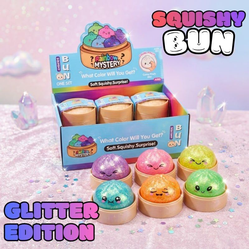 Glitter Edition Squishy Bun (Category: Looking For) located in Quezon City. Submitted by tanyachoa (Listing ID 1464193366, Image 1). Description: - Super cute Squishy Bun toys - Glitter Edition with surprise colors - Soft and squishy texture - Perfect for collecting or stress relief - Each one is a unique surprise color!.
