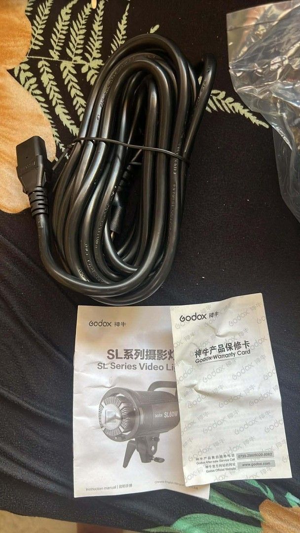 GODOX SL60W (WHITE VERSION) (Category: Lighting & Studio Equipment) located in Manila. Submitted by blackpack02 (Listing ID 1464194435, Image 1). Description: WHAT YOU SEE IS WHAT YOU GET ‼️ 1PC STOCK AVAILABLE NA LANG PO PM PM FOR DETAILS AND VIDEO SAMPLE .