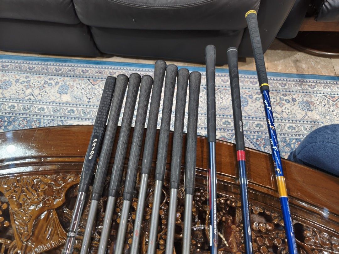 Golf Ladies Set (Category: Other Sports Equipment and Supplies) located in Paranaque City. Submitted by manilagolfmarket (Listing ID 1464279134, Image 3). Description: For Sale Ladies Set °Mizuno Notus L flex graohite shaft irons °Mizuno Presage UW L flex °Kasco hybrid L flex °Mactec SR flex 11° driver °Stand Bag included for only 15.8k Pick up Bf Paranaque free shipping within MM..