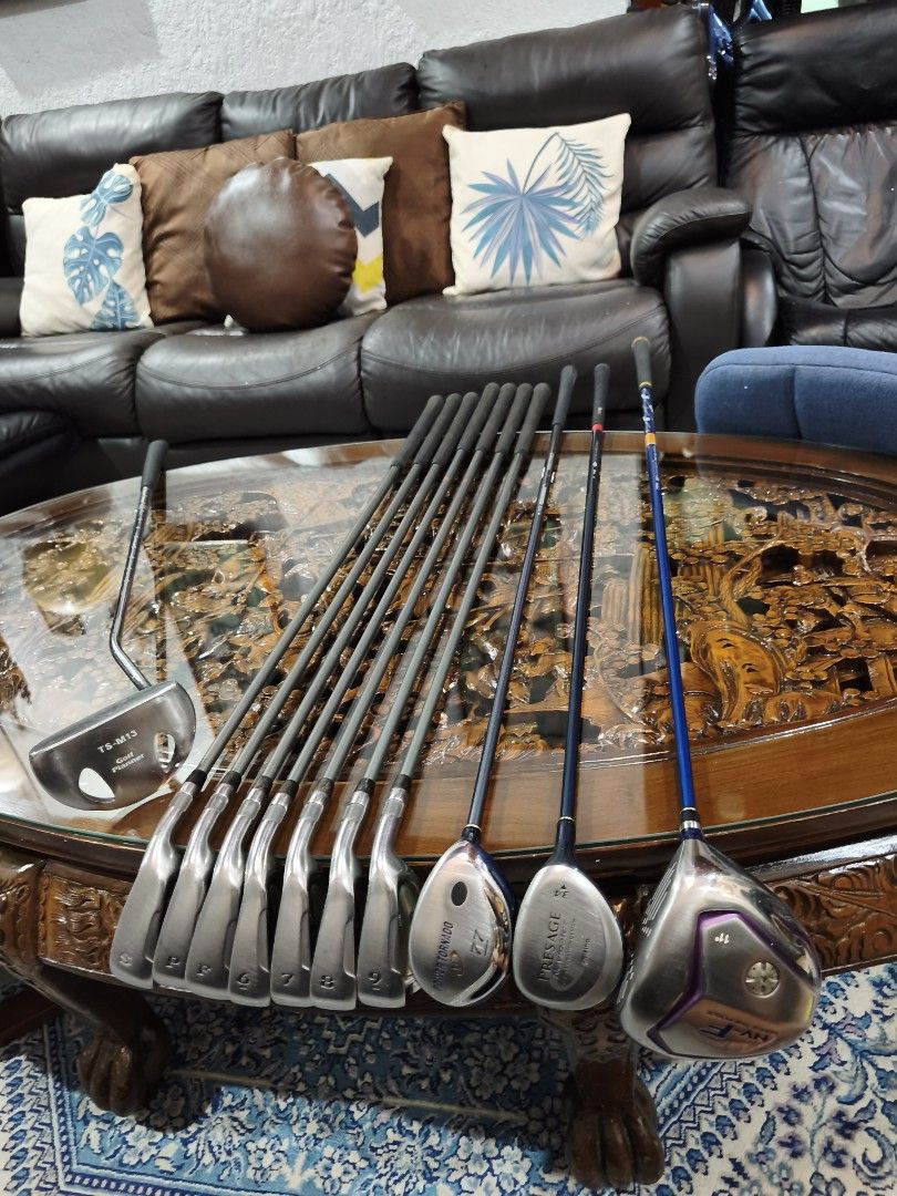 Golf Ladies Set (Category: Other Sports Equipment and Supplies) located in Paranaque City. Submitted by manilagolfmarket (Listing ID 1464279134, Image 2). Description: For Sale Ladies Set °Mizuno Notus L flex graohite shaft irons °Mizuno Presage UW L flex °Kasco hybrid L flex °Mactec SR flex 11° driver °Stand Bag included for only 15.8k Pick up Bf Paranaque free shipping within MM..
